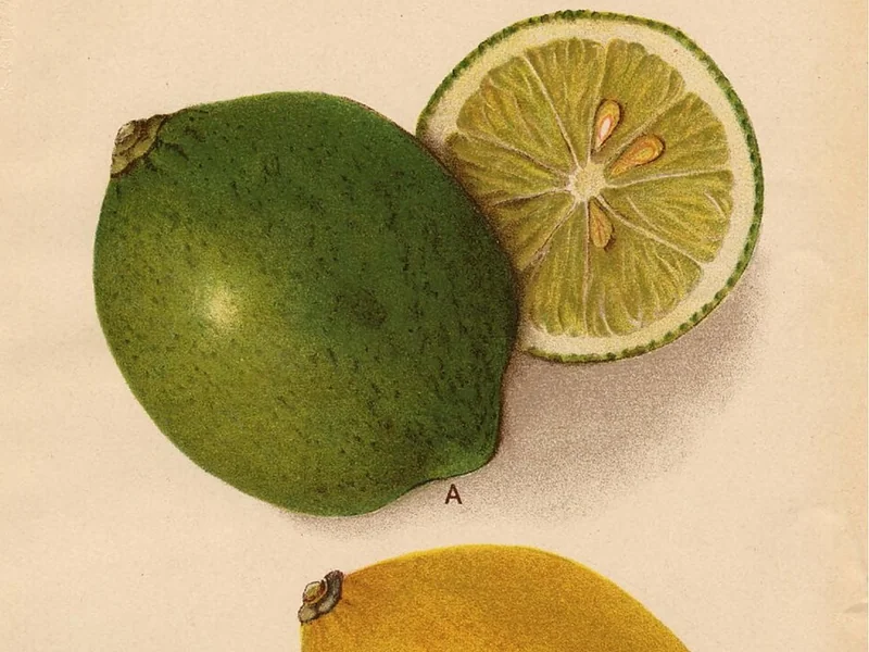 1873-Ellen Isham Schutt - Limoni californiani appena raccolti e essiccati